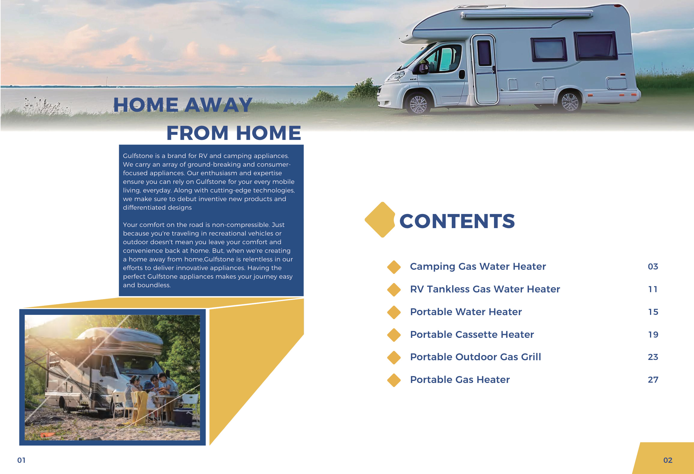 Camping Gas Water Heater