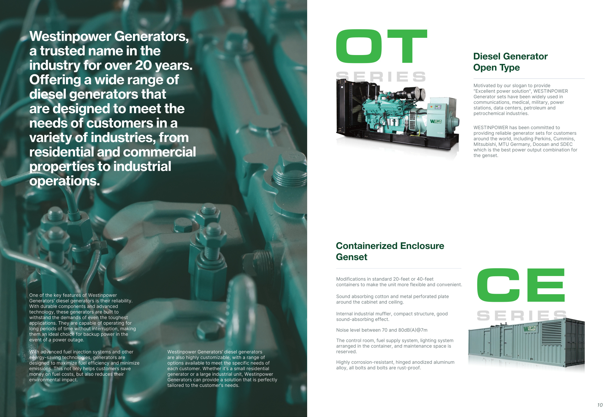 Diesel Generator Open Type